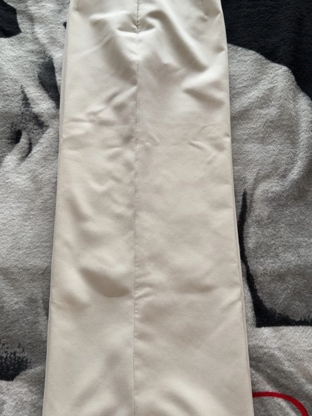 Zara Wide Leg Jumpsuit Pants in Off-White/Cream - Picture 3 of 4